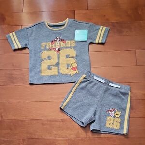 Nwt Disney Baby 2pc Short Set